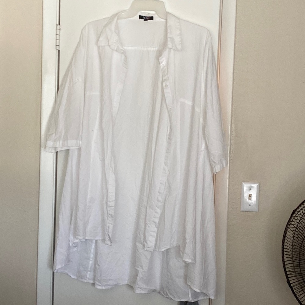 White button down shirt!